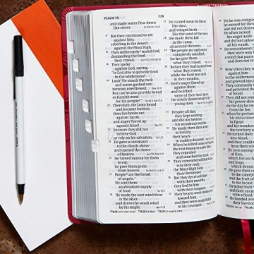 CSB Personal Size Reference Bible in Pink LeatherTouch