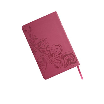 CSB Personal Size Reference Bible in Pink LeatherTouch
