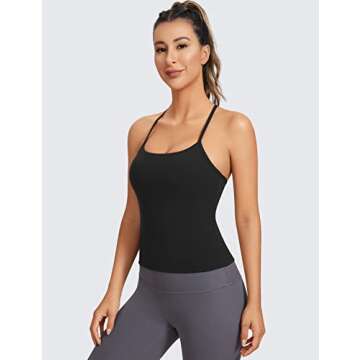 CRZ YOGA Butterluxe Women's Racerback Tank - Soft & Supportive Activewear