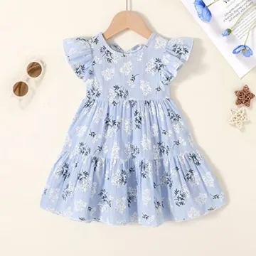 Stylish Toddler Baby Girl Sundress for Summer Fun