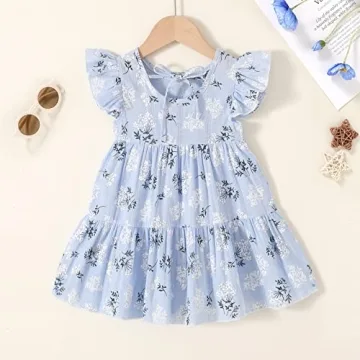 Stylish Toddler Baby Girl Sundress for Summer Fun