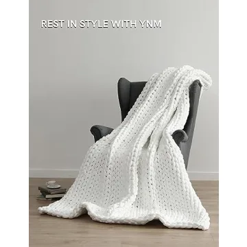 YnM Chunky Throw Blanket for Ultimate Comfort and Style