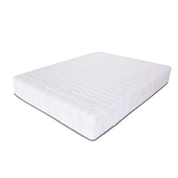 Olee Sleep Queen Mattress, 10 Inch Support Cloud Hybrid Mattress, Gel Infused Memory Foam, Pocket Spring for Support and Pressure Relief, CertiPUR-US Certified, Bed-in-a-Box, Soft, Queen Size