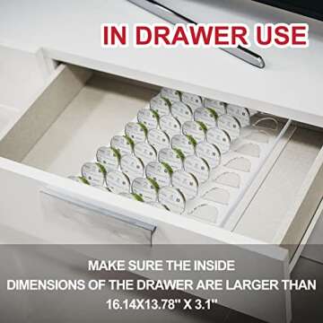 Stylish Urcreeds Coffee Pod Holder for Vertuo Capsules