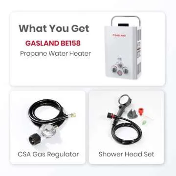 GASLAND Portable Gas Water Heater for Camping and RV