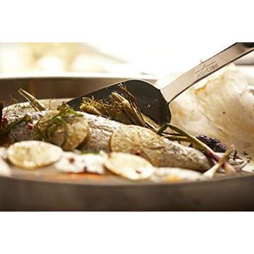 All-Clad Specialty Stainless Steel Kitchen Gadgets Solid Spoon Kitchen Tools, Kitchen Hacks Silver