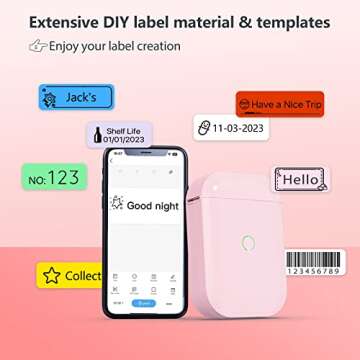 PikDik Mini Bluetooth Label Maker - Portable & Stylish
