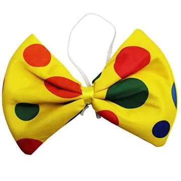 Funny Clown Costume Set - Hat, Jumbo Tie & Nose