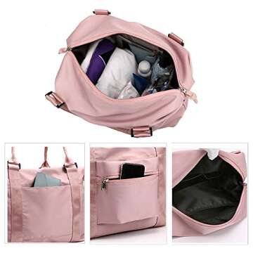 COTEetCI Stylish Women Gym Tote Bag for Travel & Fitness