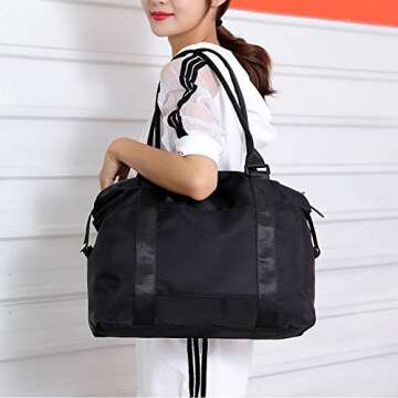 COTEetCI Stylish Women Gym Tote Bag for Travel & Fitness