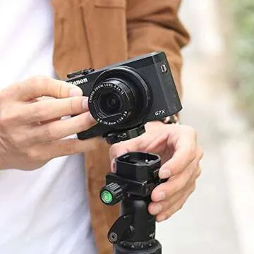 Claw Quick Release Camera Mount w Arca Swiss Slot with 1/4'' Screw for Canon/Sony/Nikon Cameras/Zhiyun/Feiyu/DJI/Moza Stablizers Switch Between Tripod/Monopod/Slider