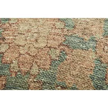 Angela Rose x Loloi Clay Collection PAR0002 Teal / Terracotta 13'' x 21'' Cover w/Down Pillow