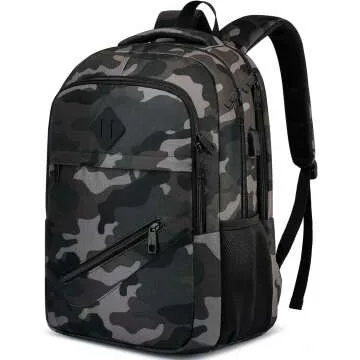 Lightweight BIKROD Backpack with USB Port - Perfect for School