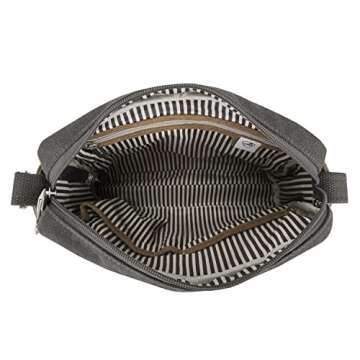 Travelon Anti-theft Heritage Crossbody Bag, Pewter