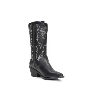 IUV Women’s Cowboy Boots - Classic Western Elegance
