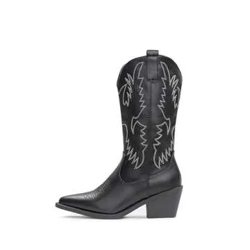 IUV Women’s Cowboy Boots - Classic Western Elegance