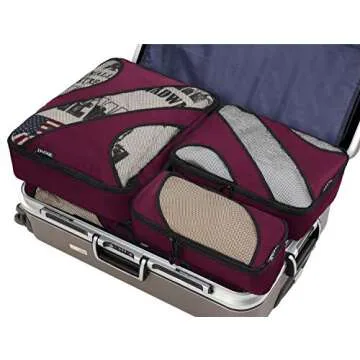 BAGAIL 6 Set Packing Cubes for Effortless Travel Organization