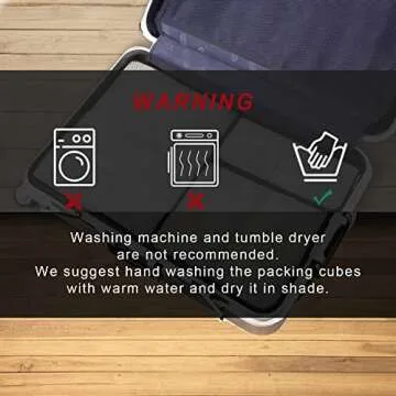 BAGAIL 6 Set Packing Cubes for Effortless Travel Organization