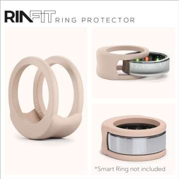 Rinfit Smart Ring Protector - Silicone Ring Enhancer for Active Gym Life