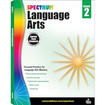 Spectrum Language Arts Grade 2, Ages 7 to 8, Grade 2 Language Arts Workbook, Punctuation, Parts of S...