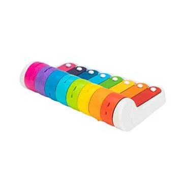 Fat Brain Toys Rock 'N Roller Piano - Fun Xylophone for Kids