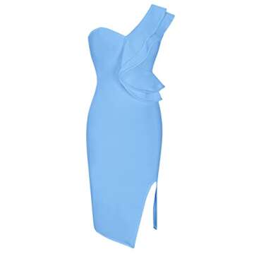 UONBOX One Shoulder Bandage Dress for Every Occasion