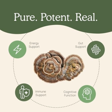 Real Turkey Tail Powder - Organic Mushroom Supplement