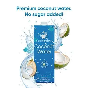 Palmdream Coconut Water | No Sugar Added, Electrolytes Boost