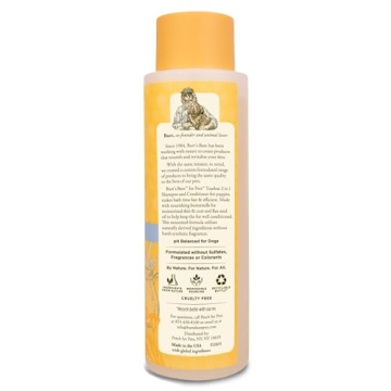 Burt's Bees Tearless Puppy Shampoo 2-in-1 Natural Care