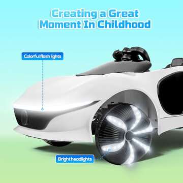 SEALIGHT Kids 12V Ride On Truck with Remote Control