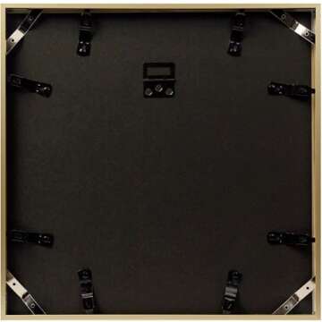 Elegant Gold Aluminum Frames - Premium 12-Pack for Photos