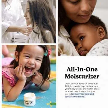 Organic Coconut Baby Oil for Skin Care & Moisturization
