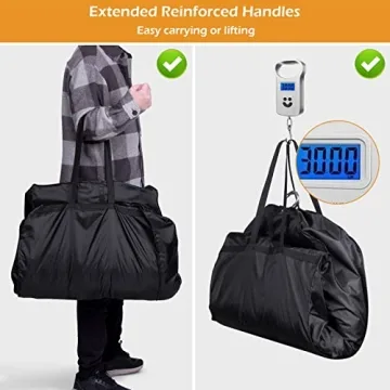 MISSLO Heavy Duty Garment Bags Large Capacity for Travel