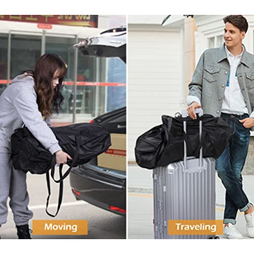 MISSLO Heavy Duty Garment Bags Large Capacity for Travel