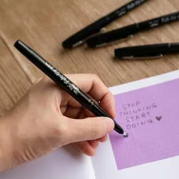 Mr. Pen- Pens, Felt Tip Pens, Black Pens, 12 Pack, Fast Dry, No Smear, Fine Point Pens Black, Black Felt Tip Pens, Bible Journaling Pens, Felt Pens, Planner Markers, Pens for Journaling