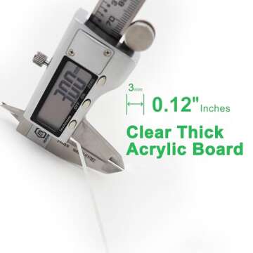 Acrylic Magnetic Chore Chart for Kids Teens Adult Family, Clear Dry Erase Acrylic Chore Chart for Fridge, Responsibility Reward Chore Board for Refrigerator 12"x8" Daily/Weekly to Do List White Board