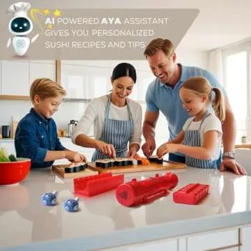 AYA Sushi Making Kit with Video Tutorials and Tools