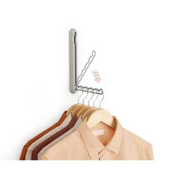 Joseph Joseph Orderly Foldaway Clothes Rail, Clothes Dryer, Laundry Ironing Drying Rack, Holds up to 5 Hangers