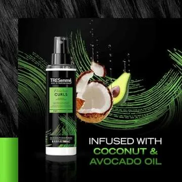 TRESemmé Flawless Curls Refresher Spray, Coconut & Avocado Oil