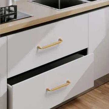 Elegant ROMATEE Dark Champagne Bronze Cabinet Pulls for Home