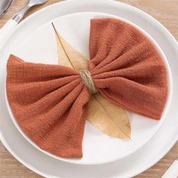 Stylish MLMW Terracotta Cloth Napkins for All Occasions