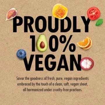 FARMSKIN Organic Face Mask, 12 pcs - Hydrating, Moisturizing, Brightening, Soothing, Cruelty-Free