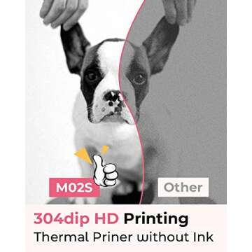 Phomemo M02S Pocket Printer for Photo Printing