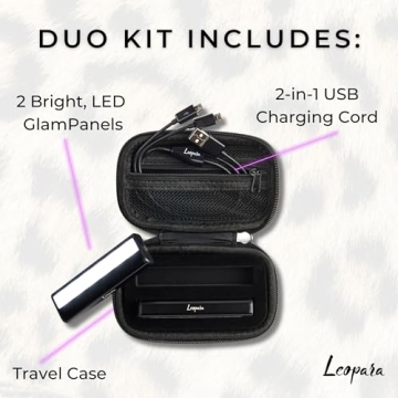 Leopara Duo Portable Makeup Lighting - Travel Ready!