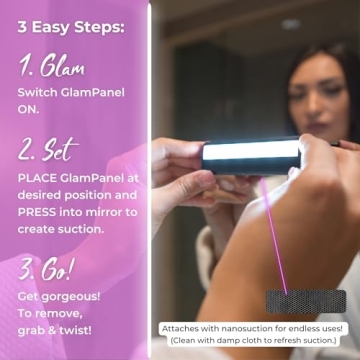 Leopara Duo Portable Makeup Lighting - Travel Ready!