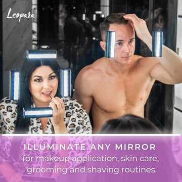 Leopara Duo Portable Makeup Lighting - Travel Ready!