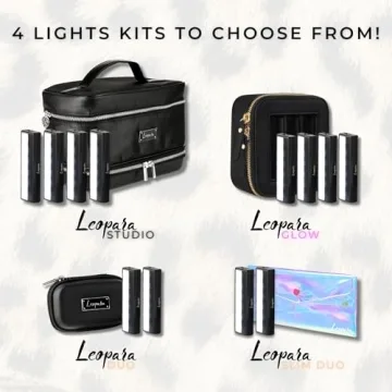 Leopara Duo Portable Makeup Lighting - Travel Ready!