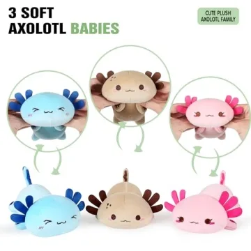 Charming 4Pc Axolotl Stuffed Animal Set for Kids