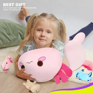 Charming 4Pc Axolotl Stuffed Animal Set for Kids