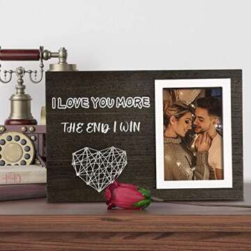 Romantic Picture Frame for Weddings and Anniversaries
